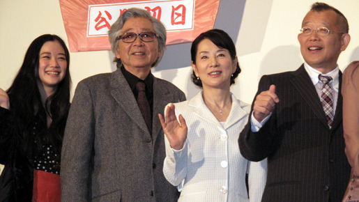 『おとうと』初日舞台挨拶 photo：Yoko Saito