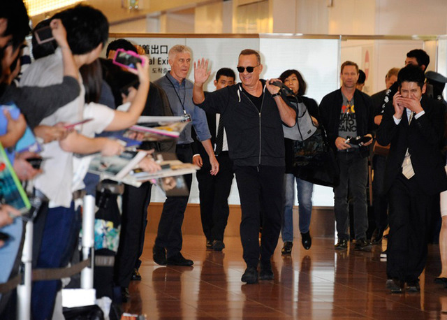 トム・ハンクス／『ハドソン川の奇跡』来日