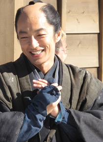 水戸藩士姿の大沢たかお　photo：Yoko Saito