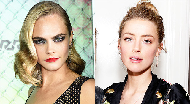 カーラ・デルヴィーニュ＆アンバー・ハード-(C)Getty Images