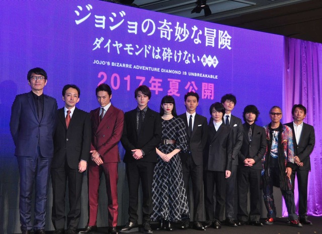 『ジョジョの奇妙な冒険 ダイヤモンドは砕けない 第1章』製作発表会見