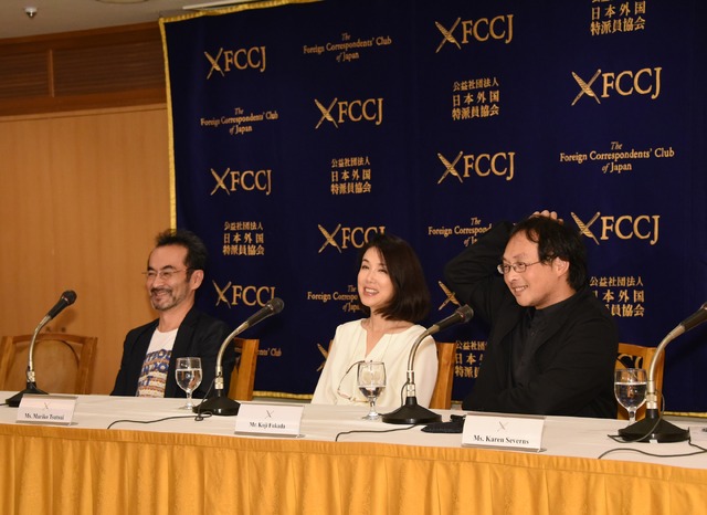 映画『淵に立つ』試写及び記者会見