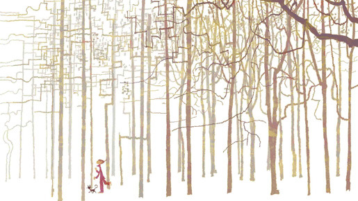 世界が消えていくシーン。このイラストを見て監督が上杉さんへのオファーを決めた。　-(C) Focus features and other respective production studios and distributors.