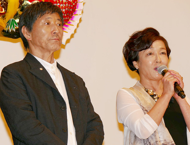 小林薫＆キムラ緑子／『続・深夜食堂』完成披露試写会