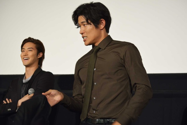 白石隼也＆鈴木亮平／『彼岸島 デラックス』完成披露上映会