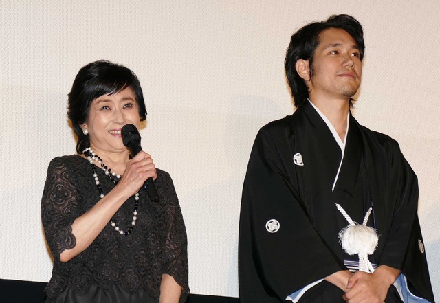 竹下景子＆松山ケンイチ／『聖の青春』完成披露試写会