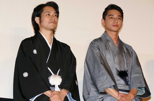 松山ケンイチ＆東出昌大／『聖の青春』完成披露試写会