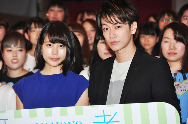 有村架純、佐藤健／映画『何者』女性限定試写会