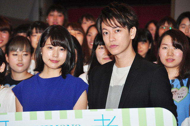 有村架純、佐藤健／映画『何者』女性限定試写会