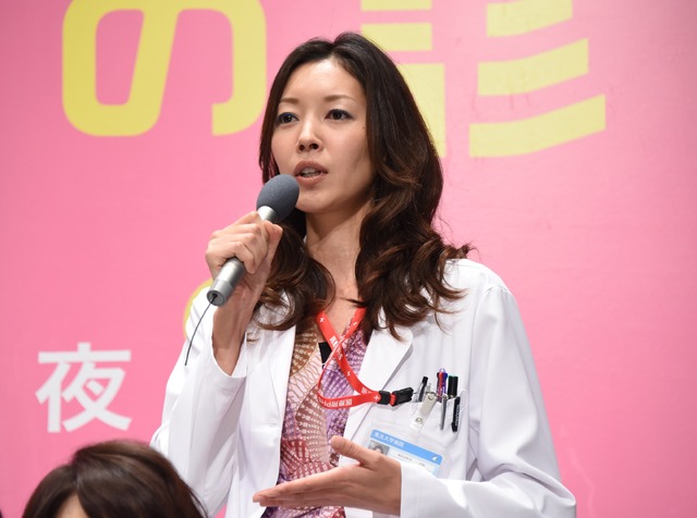 滝沢沙織／ドラマ「メディカルチーム　レディ・ダ・ヴィンチの診断」の試写・制作発表会見