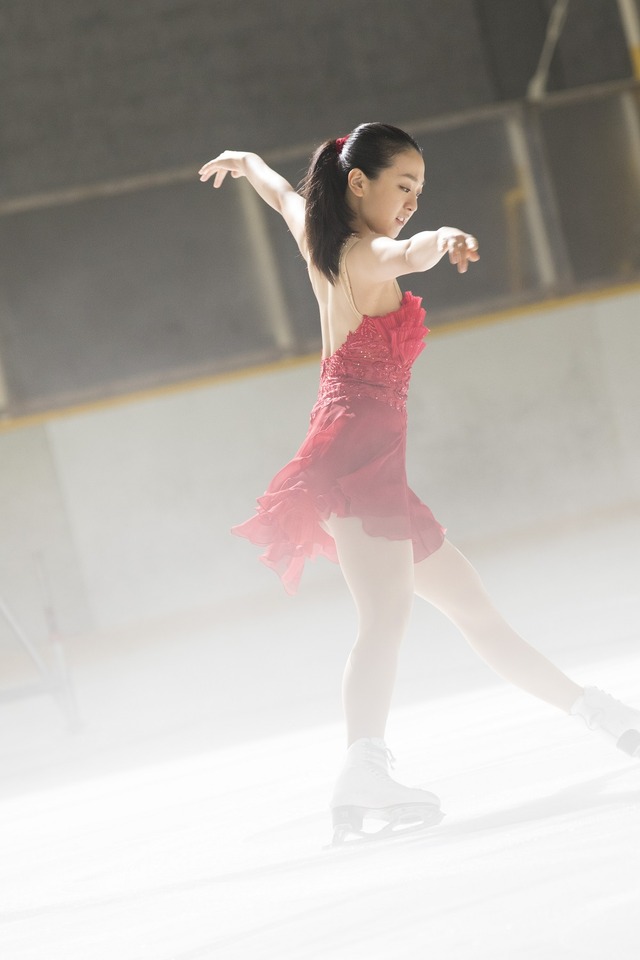 ロッテ「真っ赤って、ときめき。浅田真央スケート」篇メイキング