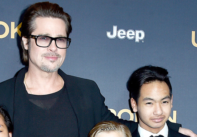 ブラッド・ピット＆マドックス・ジョリー＝ピット-(C)Getty Images