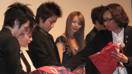 『パレード』初日舞台挨拶　photo：Yoko Saito