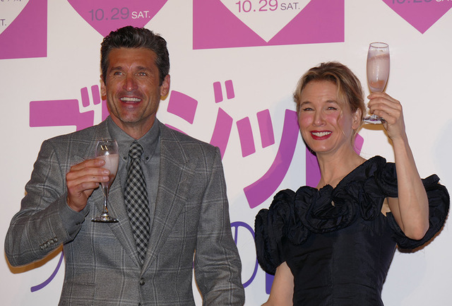 レニー・ゼルウィガー、パトリック・デンプシー『ブリジット・ジョーンズの日記 ダメな私の最後のモテ期』ジャパンプレミア