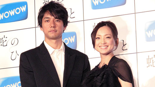 「蛇のひと」　西島秀俊＆永作博美　photo：Yoko Saito