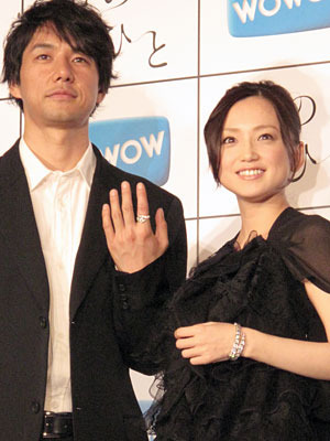 「蛇のひと」　西島秀俊＆永作博美　photo：Yoko Saito