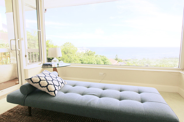 オーシャンビューのテラス「TERRACE HOUSE ALOHA STATE」