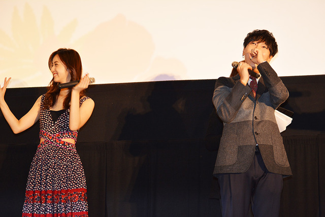 イェソン（「SUPER JUNIOR｝）＆佐々木希／『いきなり先生になったボクが彼女に恋をした』初日舞台挨拶