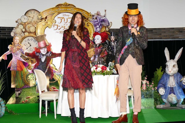 森泉＆田中卓志／『アリス・イン・ワンダーランド／時間の旅』MovieNEX発売記念イベント