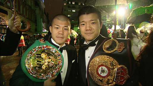 チャンピオンベルトを手に参戦！