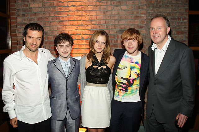 デヴィッド・イェーツ＆ダニエル・ラドクリフ＆エマ・ワトソン＆ルパート・グリント＆デヴィッド・ハイマン（プロデューサー）-(C)Getty Images