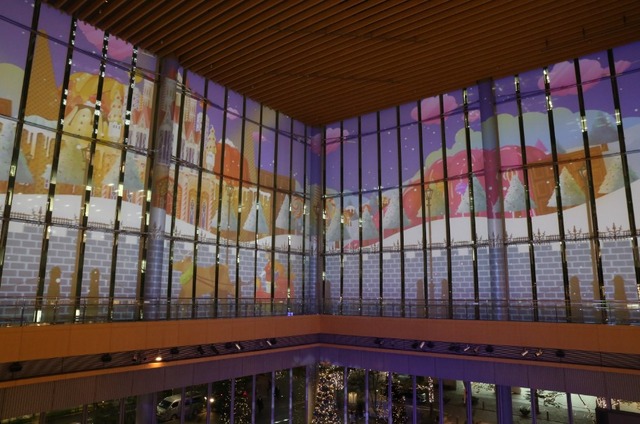 丸ビル プロジェクションマッピング