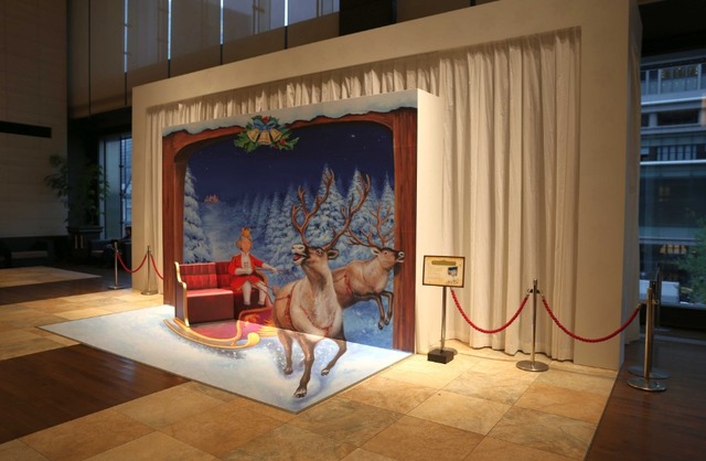 【新丸ビル】雪の森をかけぬける王子とクララのそり