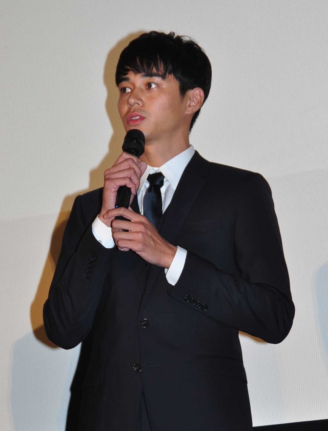 東出昌大／『聖の青春』初日舞台挨拶