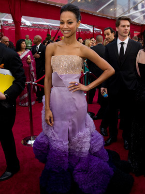 ゾーイ・サルダナ  Richard Harbaugh / (C) A.M.P.A.S.