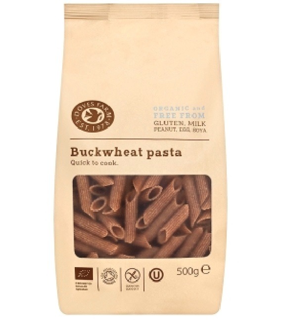 イギリス発オーガニック＆グルテンフリー・パスタ「DOVES FARM（ドーブス・ファーム）」そば粉ペンネ