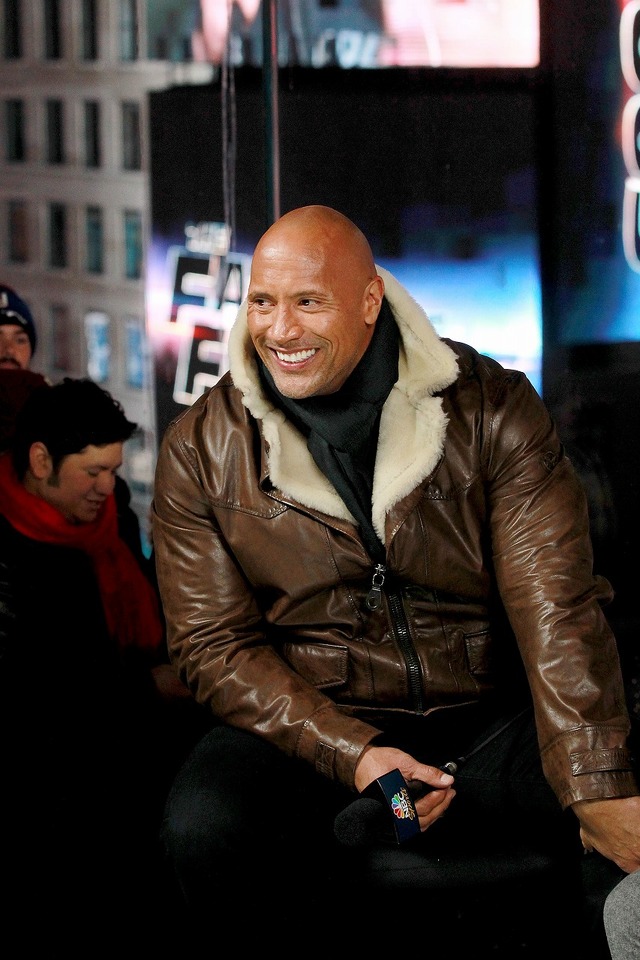 ドウェイン・ジョンソン／『ワイルド・スピード ICE BREAK』ファンイベント　(C)Universal Pictures