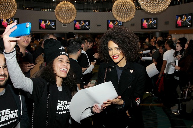 ナタリー・エマニュエル／『ワイルド・スピード ICE BREAK』ファンイベント　(C)Universal Pictures