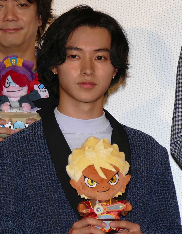 山崎賢人／『映画 妖怪ウォッチ 空飛ぶクジラとダブル世界の大冒険だニャン！』初日舞台挨拶