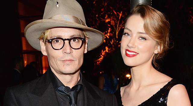 ジョニー・デップ＆アンバー・ハード-(C)Getty Images