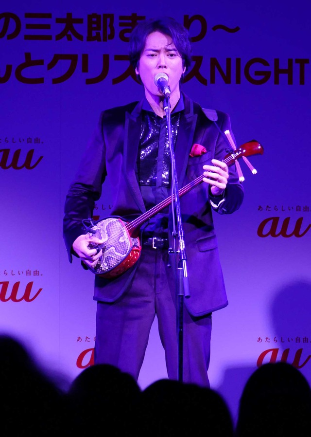 桐谷健太／「au 冬の三太郎まつり」