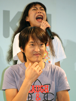 沖縄国際映画祭　「au oneお笑い」新展開発表会見　photo：Yoko Saito