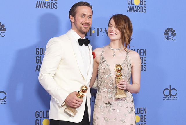 ライアン・ゴズリングとエマ・ストーン／第74回ゴールデン・グローブ賞