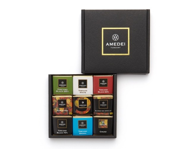 イタリア、トスカーナ発のチョコレートブランド「アメデイ（AMEDEI）」　 バレンタイン コレクション（9個入り）