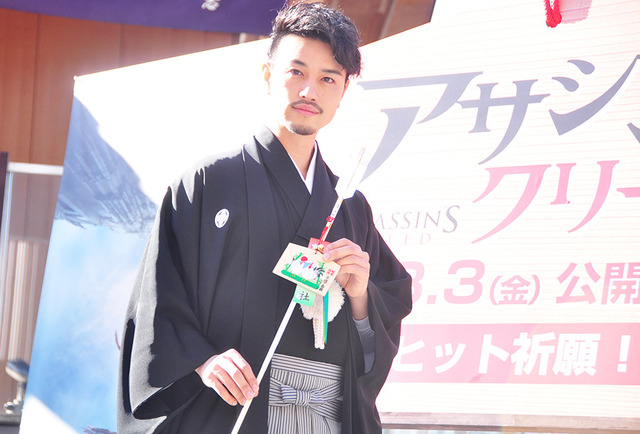 斎藤工／映画『アサシン クリード』ヒット祈願イベント