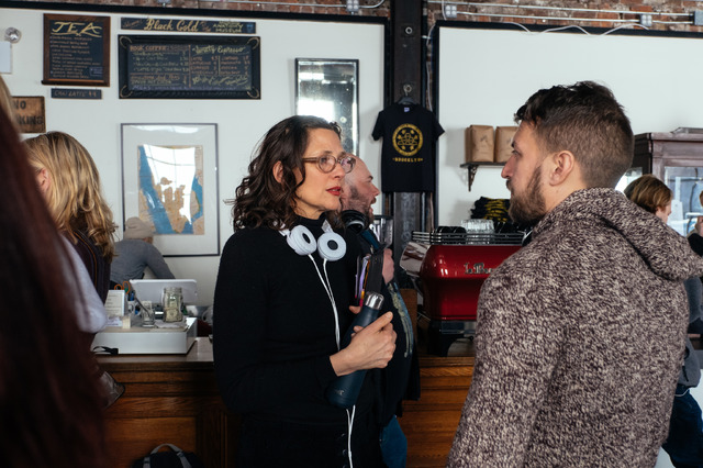 『マギーズ・プラン 幸せのあとしまつ』メイキング　（C）2015 Lily Harding Pictures, LLC All Rights Reserved.