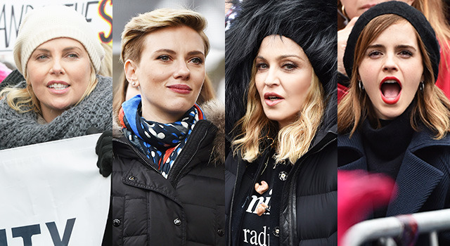 マドンナ＆エマ・ワトソン＆スカーレット・ヨハンソン＆シャーリーズ・セロン-(C)Getty Images