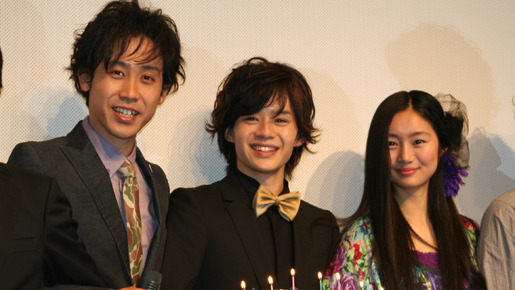 『半分の月がのぼる空』初日舞台挨拶　photo：Yoko Saito