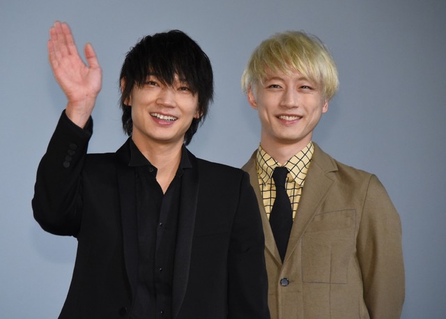 綾野剛、坂口健太郎／映画『新宿スワンII』大ヒット御礼舞台挨拶