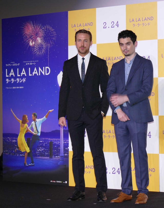 ライアン・ゴズリング＆デイミアン・チャゼル監督／『ラ・ラ・ランド』ジャパンプレミア