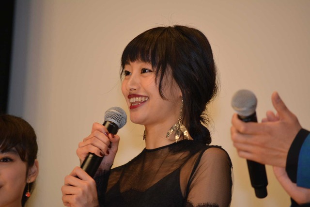 忽那汐里／『キセキ －あの日のソビト－』初日舞台挨拶