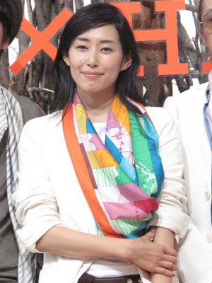 『東京島』完成報告記者会見　photo：Yoko Saito