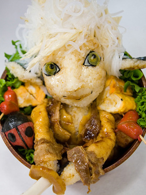 『アーサーと魔王マルタザールの逆襲』キャラ弁