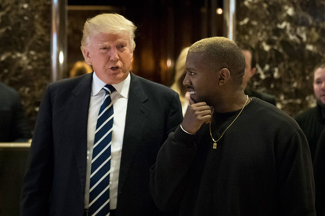 カニエ・ウェスト＆ドナルド・トランプ-(C)Getty Images