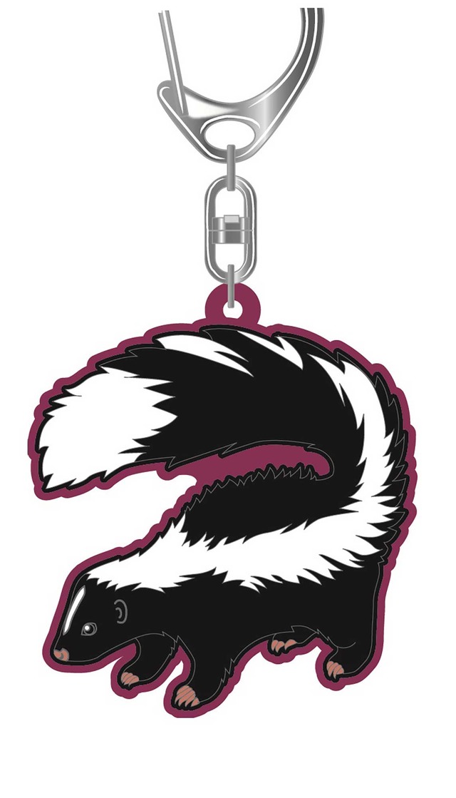 「もうどく展 2」オリジナルラバーキーホルダー