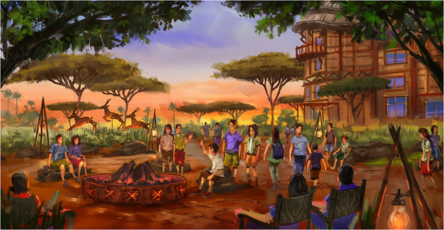 自然豊かな4種類のガーデン・アフリカ(C) Disney